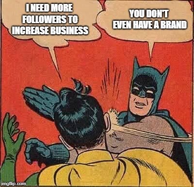 robinhood meme about brand and social followers